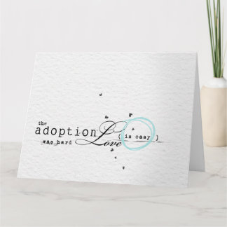 コンジュアル養子縁組カード カード