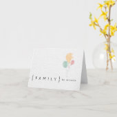 コンジュアル養子縁組カード カード (黄色い花)