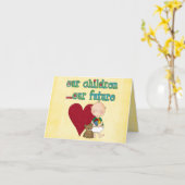 コンジュアル養子縁組カード カード (黄色い花)