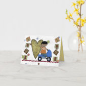 コンジュアル養子縁組カード カード (黄色い花)