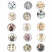 コンジョインドシアミツツインズサイドショーフリークス写真アート シール (正面)