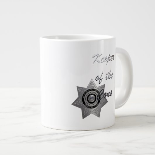 コンスのキーパー、C.O. Officers Jumbo Mug SILVER ジャンボコーヒーマグカップ (正面右)