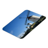 コンスエグラ，ラマンチャ，スペイン，風車2 マグネット (左側)