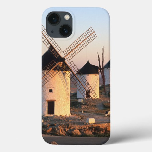 コンスエグラ、ラマンチャ、スペイン、風車 Case-Mate iPhoneケース (裏面)
