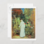 コンスタブルの庭の夫人 ポストカード (正面/裏面)