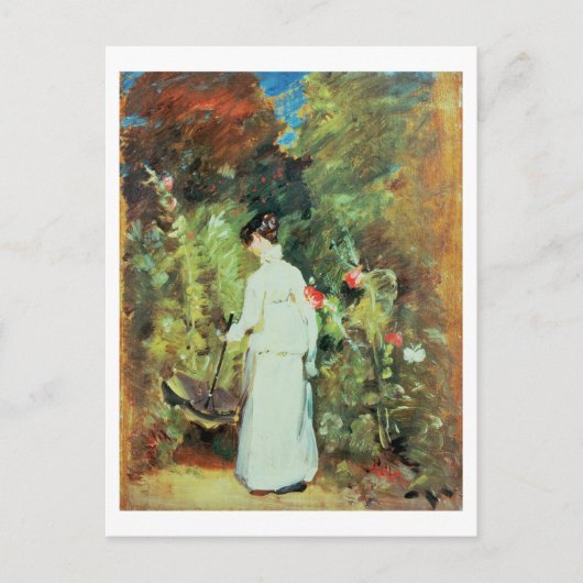 コンスタブルの庭の夫人 ポストカード (正面)