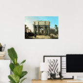 コンスタンイタリアンチンのアーチのカナレット表示 ポスター (ホームオフィス)