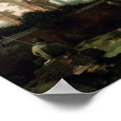 コンスタンイタリアンチンのアーチのカナレット表示 ポスター (角)