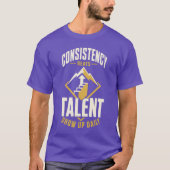 コンスタンスは生の才能に勝る Tシャツ | プレミアムダー (正面)