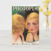 コンスタンスベネット映画スターカード カード (黄色い花)