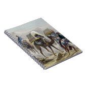 「コンスタンチノープルおよびBlacからのラクダの列車、 ノートブック (右側)