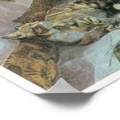 コンスタンチノープルでのハーレムの生活， 1857 ポスター (角)