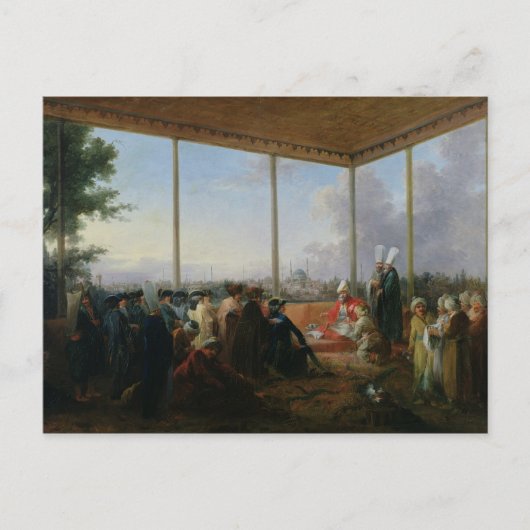 コンスタンチノープルでの謁見 ポストカード (正面)