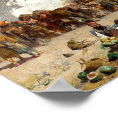 コンスタンチノープルのアルベルト・パシーニ市場の日 ポスター (角)