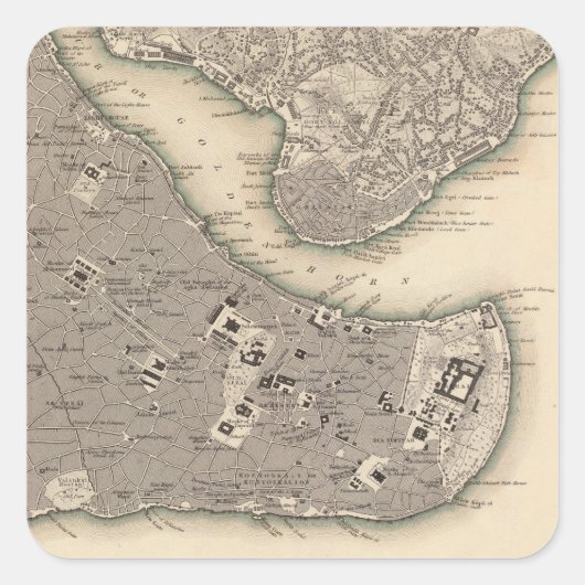 コンスタンチノープルのスタンブール スクエアシール (正面)