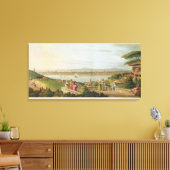 コンスタンチノープルのビュー、プレート1からの'ビュー キャンバスプリント (インサイチュ (リビング))