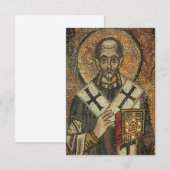 コンスタンチノープルの大司教聖ヨハネ・クリュソストモス サンキューカード (正面/裏面)