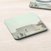 コンスタンチノープル: fを示すHaghia Sophiaスクエア コースター (左側)