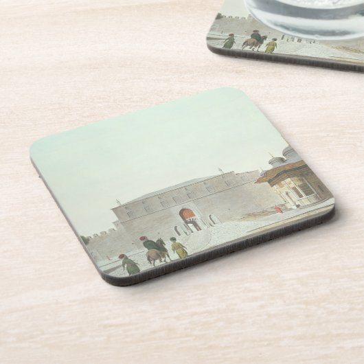 コンスタンチノープル: fを示すHaghia Sophiaスクエア コースター (左側)