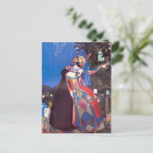 コンスタンチンソモフ – オダマキ(植物)のリトルタン ポストカード (スタンド正面)