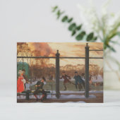 コンスタンチン・ソモフの冬のスケート場 カード (スタンド正面)