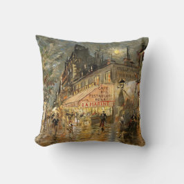コンスタンチンKorovin: パリ、カフェのLaの海兵隊員 クッション