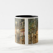 コンスタンチンKorovin: パリ、カフェのLaの海兵隊員 ツートーンマグカップ (中央)