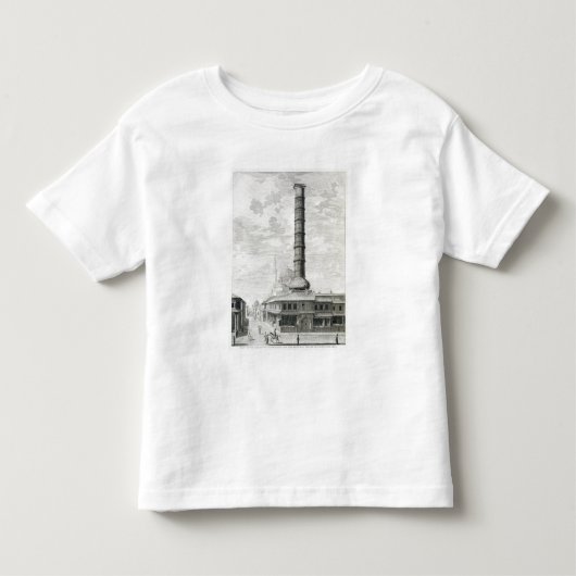 コンスタンチーヌおよびPrincipaのコラムの眺め トドラーTシャツ (正面)