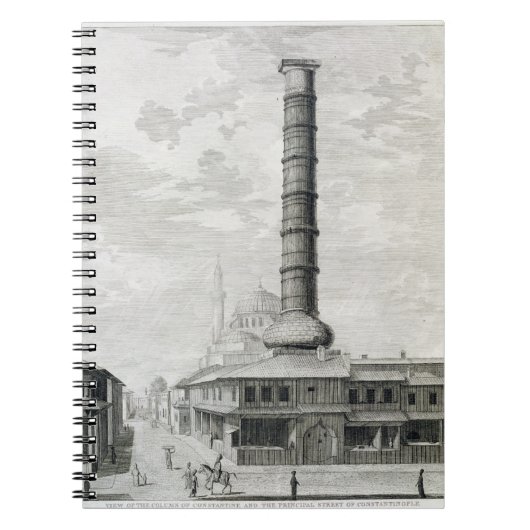 コンスタンチーヌおよびPrincipaのコラムの眺め ノートブック (正面)