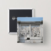 コンスタンチーヌのアーチからの詳細 缶バッジ (正面&裏面)