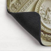 コンスタンチーヌの洗礼を描写する円形浮彫り マウスパッド (コーナー)