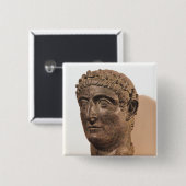 コンスタンチーヌの頭部素晴らしいの 缶バッジ (正面&裏面)