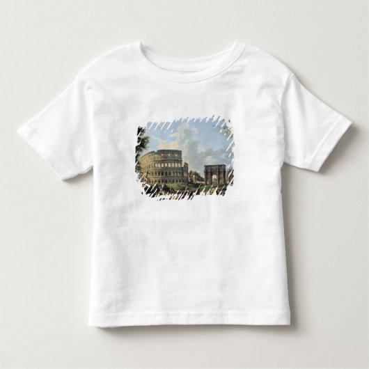 コンスタンチーヌのColosseumそしてアーチ トドラーTシャツ (正面)