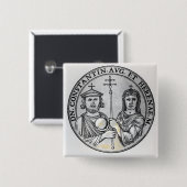 コンスタンチーヌVIおよび彼の母アイリーン 缶バッジ (正面&裏面)