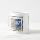 コンスタンチーンTsiolkovskyのロシアのなソビエト科学者 コーヒーマグカップ (正面左)