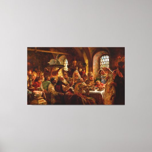 コンスタンチ結婚ン・マコフスキーによるボヤールの饗宴1883 キャンバスプリント (正面)