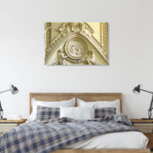 コンスタンティヌスのバプテスマを描いたメダリオン キャンバスプリント (インサイチュ (寝室))