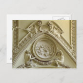 コンスタンティヌスのバプテスマを描いたメダリオン ポストカード (正面/裏面)