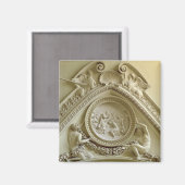 コンスタンティヌスのバプテスマを描いたメダリオン マグネット (正面/裏面)