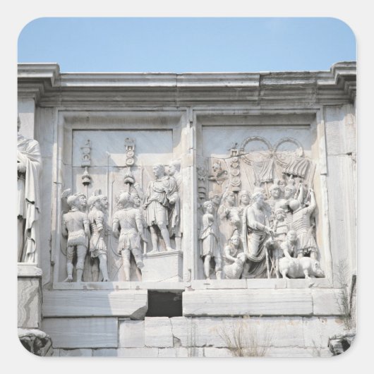 コンスタンティヌス弓詳細 スクエアシール (正面)