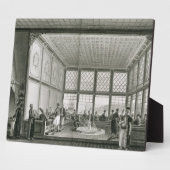 コンスタンティノープルの公共カフェのインテリア フォトプラーク (側面)