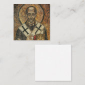 コンスタンティノープルの聖ヨハネ・クリソストム大司教 スクエア名刺 (正面/裏面)