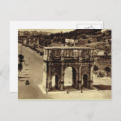 コンスタンティンのアーチ,ローマ ポストカード (正面/裏面)