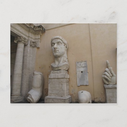 コンスタンティンの巨大な像 ポストカード (正面)