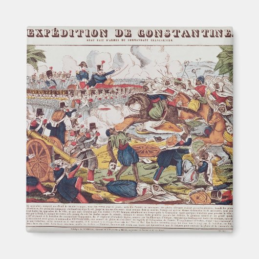 コンスタンティン遠征 マグネット (正面)