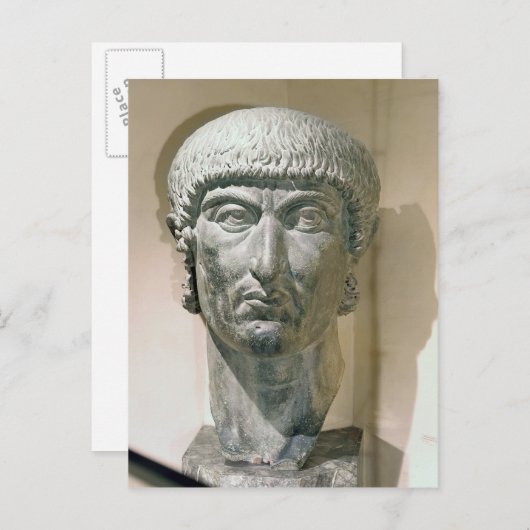 コンスタンティン1代天皇の巨大な頭 ポストカード (正面/裏面)