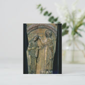 コンスタンティン7世を飾るキリスト ポストカード (スタンド正面)