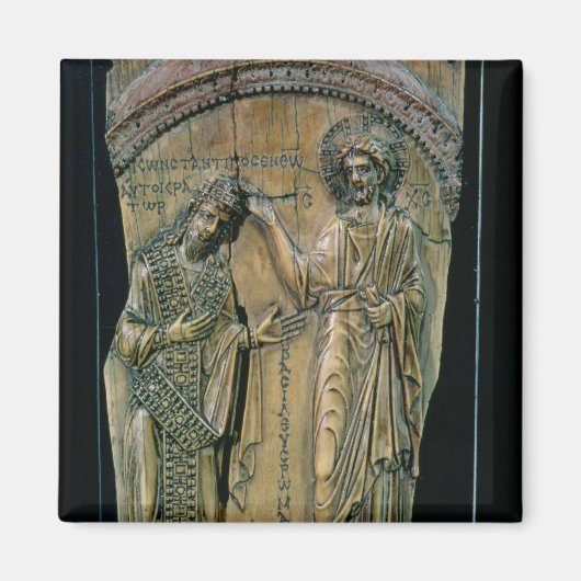 コンスタンティン7世を飾るキリスト マグネット (正面)