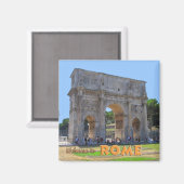 コンスタンティーンローマのアーチ マグネット (正面/裏面)