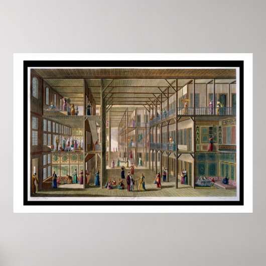 コンスタン卿ハーレム素晴らしインテリア ポスター (正面)